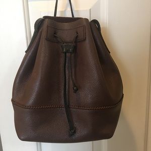 JCrew Bucket Leather Bag. Used good condition